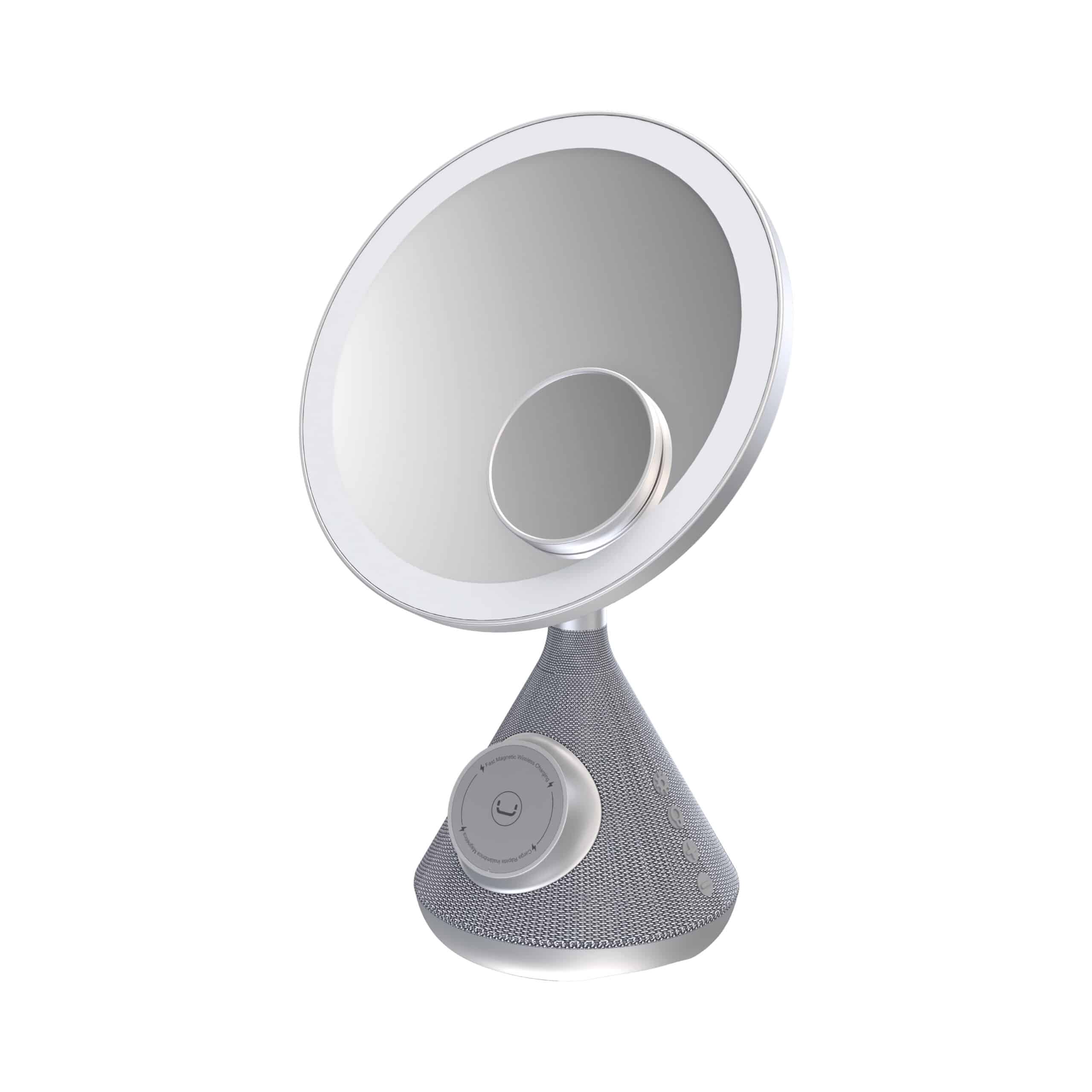 DIVAGLOW VANITY MIRROR WITH WIRELESS CHARGER AND SPEAKER